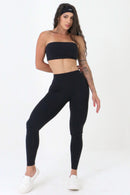 CALÇA CURVE FIOR PRETA