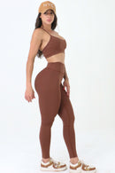 CALÇA ELEGANCE FIOR CAPUCCINO