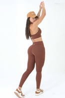 CALÇA ELEGANCE FIOR CAPUCCINO