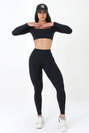 CALÇA ELEGANCE FIOR PRETA