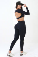 CALÇA ELEGANCE FIOR PRETA