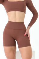 SHORT ESSENTIAL FIOR CAPUCCINO