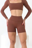 SHORT ESSENTIAL FIOR CAPUCCINO