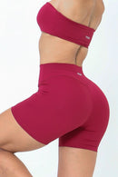 SHORT ESSENTIAL FIOR CHERRY