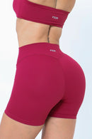 SHORT ESSENTIAL FIOR CHERRY